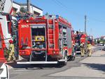Pożar w domu jednorodzinnym w Lesznie. Zaczęło się na piętrze