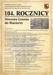 104. rocznica Powrotu Leszna do Macierzy