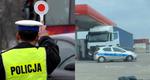 Pijany kierowca tira zatrzymany w po sygnale od kierowcy. ,,Jechał setką całą szerokością drogi. Ruszyłem za nim'' - mówi świadek