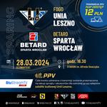 W czwartek sparing z Wrocławiem - FOGO Unia Leszno - oficjalny serwis