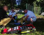 Policjant i ratownik WOPR uratowali życie 16-latki nad jeziorem
