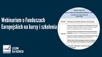 Webinarium o Funduszach Europejskich na kursy i szkolenia - Leszno dla Biznesu