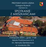 Spotkanie z mieszkańcami Gronowa