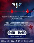 Oddaj krew - zdobądź bilet! - FOGO Unia Leszno