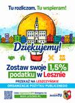 Wielkie serca mieszkańców Leszna! Podsumowanie 1,5% podatku za 2025 rok
